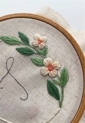 Hand Embroidery Flower Stitch Tutorial for Beginners