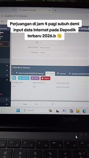 Akhirnya Berhasil Input Data Dapodik 2026!