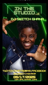 Bringing You a ‘LIVE PARTY’ from California on Twitch, Instagram and Facebook💥Catch the vibes, feel the energy, and let’s make history!! SwitchUp⚡️ 🎧 #djset #california #energy #musiclovers #dj | Dj Switch Ghana