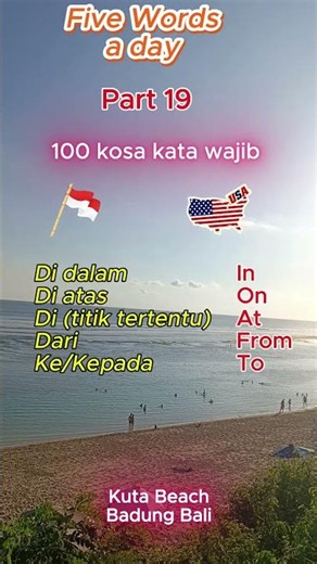 Kuasai 5 Kata Depan Ini dalam 20 Detik! Part19
