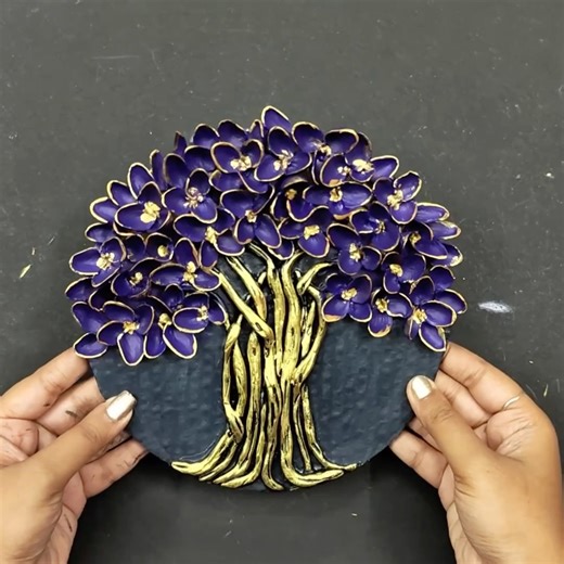 Unique tree DIY craft idea _ Peanut shell craft #tree #crafts #recycling | Deep's CRAFT