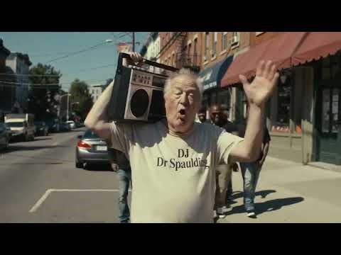 Spaulding Rapping Nonsense in the Hood with a 1980 Boombox and the Streets LOVE Him 😂