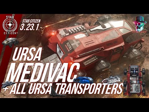 Star Citizen 3.23 Guide: RSI Ursa MEDIVAC Test & Overview of All Compatible Rover Ships