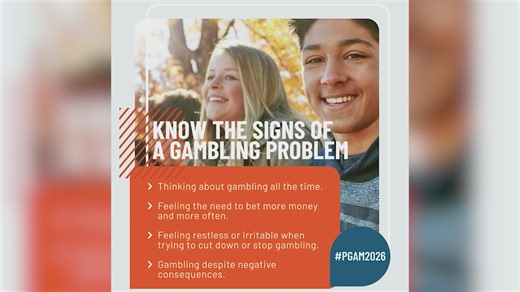 Problem Gambling Awareness Month: Resources and warning signs