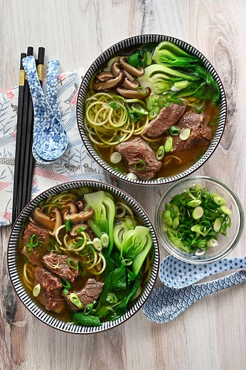 Chinese Beef Noodle Soup (Instant Pot or Stovetop)