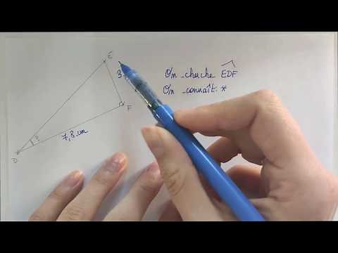 3ème - Calculer un angle avec la trigonométrie