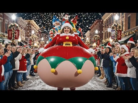 Female Inflation Transformation for Christmas | Veo3 AI Animation 2025 😱🔥