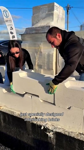 Interlocking Brick Technology Building