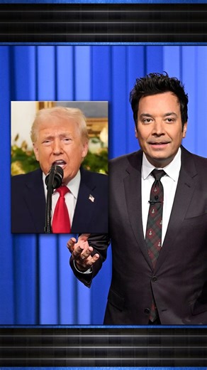 The Tonight Show on Instagram: "Trump opened his address last night by saying, “Good evening America. Eleven months ago, I inherited a mess.” Most Americans heard and were like, “So did we... so did we...” #FallonTonight"