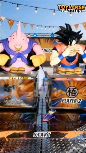 Goku vs Majin Buu 🍔 EPIC Burger Eating Battle! | Mini story with AI #Shorts