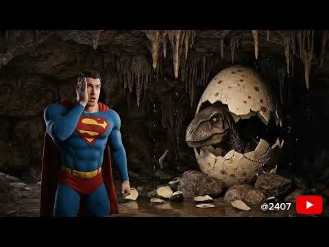 Superman vs Dinosaurs: The Ultimate Battle in a Prehistoric World