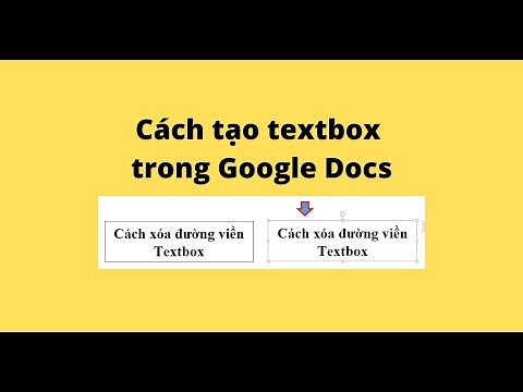 Cách tạo textbox trong Google Docs