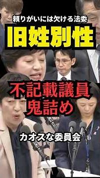 【夫婦別性】大波乱の爪痕残すも生産性無しな無駄時間会開催 #高市内閣 #選択的夫婦別性 #旧姓使用拡大 #shorts