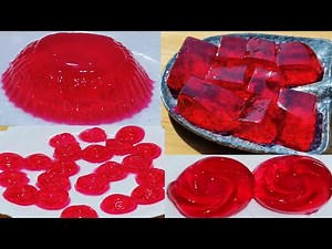 Instant Jelly Recipe | How To Make Raspberry Jelly with weikfield jelly | strawberry jelly
