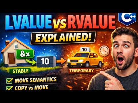 Lvalue and Rvalue in C++ — Deep Understanding + WHY Behind Every Rule