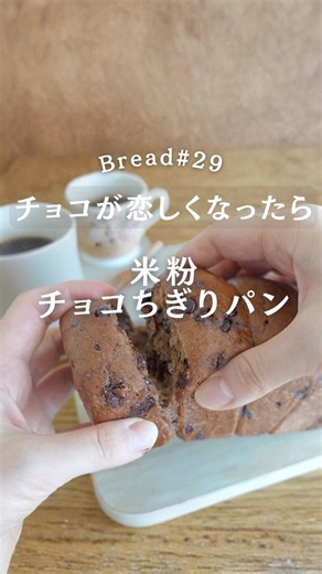 If you're craving sweet chocolate... Just one fermentation and it's chewy! #RiceFlourBread #Glute...