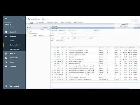 Xactimate - Global Depreciation, Bid Item (from the "Desk Adjuster" course)