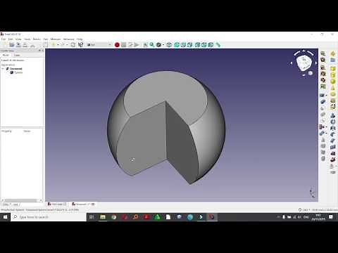 FreeCAD 0.18 Create Sphere