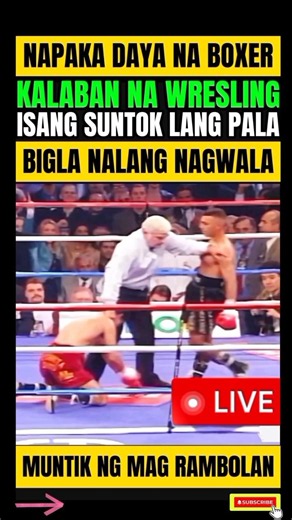 MADAYA NA BOKSINGERO! PUMALAG NG MA RESBAKAN, BIGLANG NAGWALA!