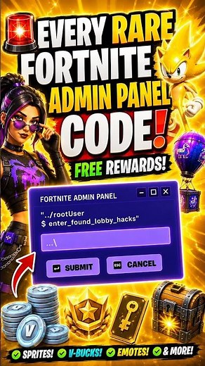 Fortnite’s RAREST Admin Panel Codes REVEALED! #fortnite