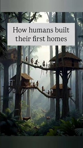 How humans built their first homes