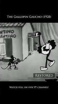 One of the First Mickey Mouse Cartoons Ever Made 🎬