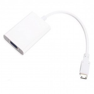 Mini HDMI Male to VGA Female Video Converter Adapter Cable HD