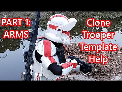 Clone Trooper Armor Template Help PART 1: ARMS