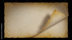 Flipping Paper + apha masks. High quality animation of flipping paper + alpha channel, and separate masks.
