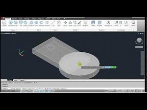 AutoCad tutorial creating Actuator base