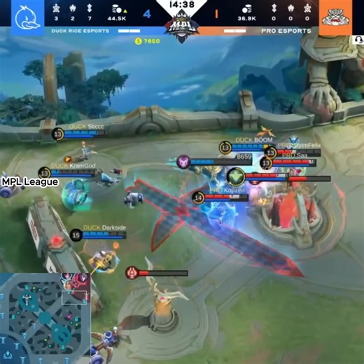 19K views · 450 reactions | DUCK vs PRO Game 1 MPL KH S9 | MPL League | Facebook