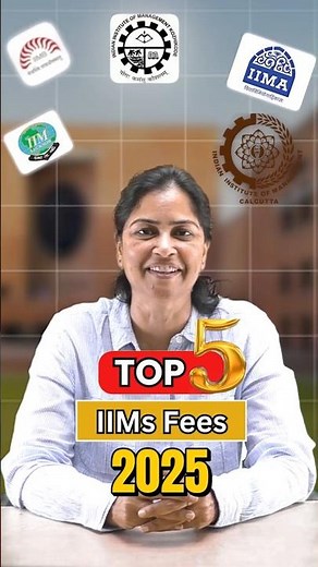 💥Top 5 IIM’s in India- Fees 2025! 😱IIM Fees Structure for MBA💥#shorts #mba #iim #fees2025 #viral