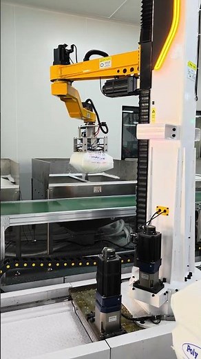 No Workers. 25KG Bags Dumped by Robot😎 #depalletizing #automation #robotics