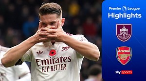 Burnley 0-2 Arsenal: Goals from Viktor Gyokeres and Declan Rice extend Gunners lead at top of Premier League