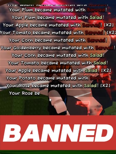 ADMIN ABUSE BAN HAMMER - GARDEN HORIZONS ROBLOX #gardenhorizon #fyp #roblox #growagarden🥒🌶🍅