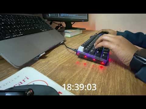 30 Min Study With Me ⌨️ Deep Work Coding (Mechanical Keyboard ASMR, No Music)