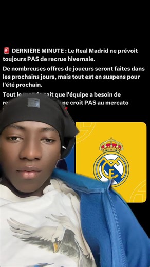 Real Madrid : Pas de Recrue Hivernale Prévue
