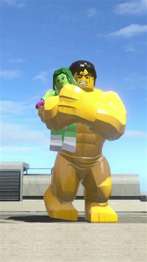 Orange HULK Hugs She-Hulk - LEGO Marvel Super Heroes