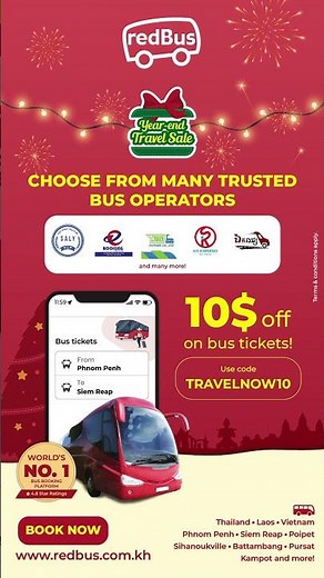 Save up to 10$ on Bus Tickets with over 50 Bus Operators on redBus