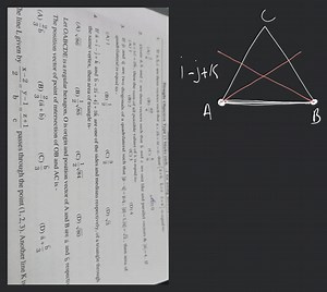 Given \vec{a}, \vec{b} and \vec{c} are three vectors such that ... | Filo