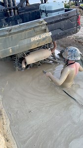 A simple recover on the Mud Side during Creek Fest using the Polaris Ranger 6x6! #creekfest2025 #recovery | Mud Mom