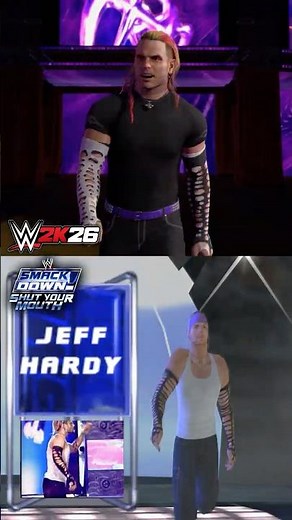 Jeff hardy WWE 2K26 Vs WWE SmackDown! Shut Your Mouth!