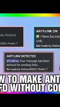 HOW TO MAKE ANTI LINK IN BDFD WITHOUT CODING?!?! | 2021