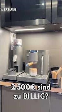 selbst der erste Espresso schmeckt schon GUT! 😳