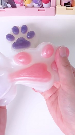 털복숭이 냥젤리 스퀴시 만들기🫧💕💖 #마니랜드 #스퀴시젤 #Maniland #squishygel