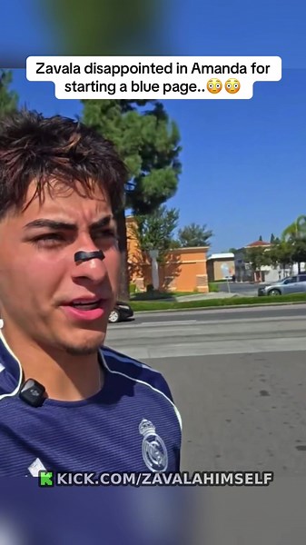 Zavala is disappointed in amanda for starting a blue page#zavala #amanda#fyp