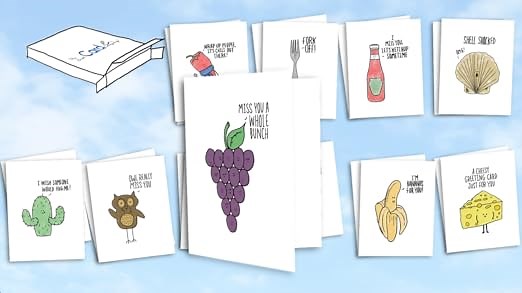 20 blank note cards with envelopes