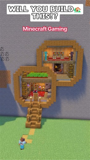 Minecraft Mountain House | Mountain Base Idea #minecraft #shorts