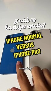 iPhone normal versus iPhone pro 📱🤔 cuál es la diferencia entre iPhone normal y iPhone pro? #iphone #iphone12 #iphone13 #iphone14pro #iphone15pro 🔴