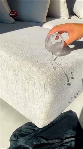 Hydrophobic Sofa That Never Gets Wet! | Amazing Waterproof Furniture Technology